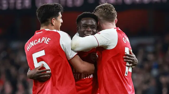 Arsenal celebrate