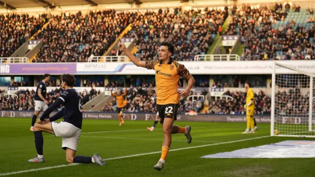 Kyle Joseph celebrates scoring