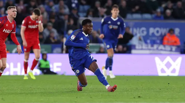 Abdul Fatawu scores from own half