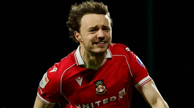 Wrexham celebrate scoring