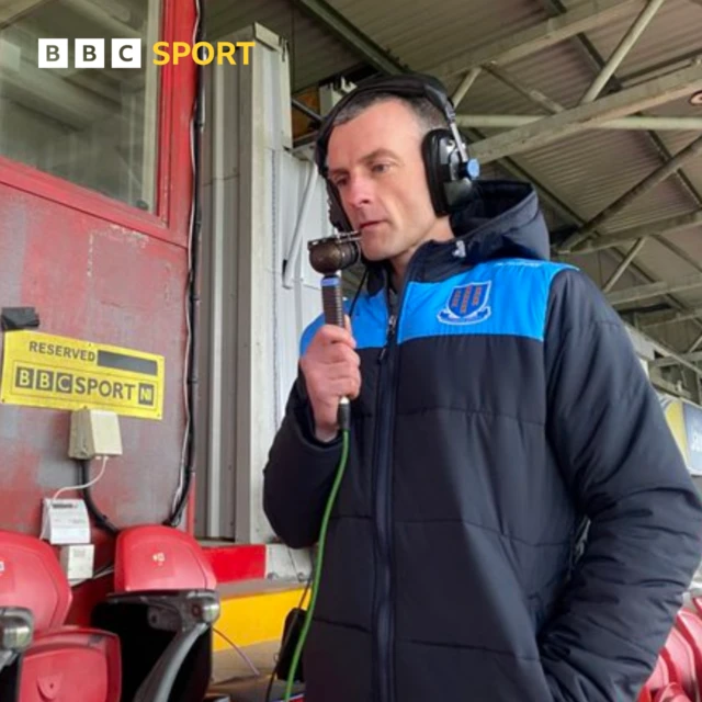 Oran Kearney on BBC Sportsound