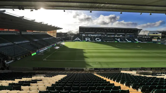 Home Park ahead of kick-off