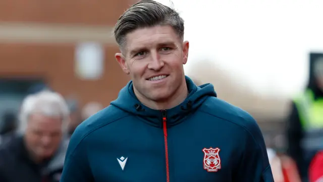 Josh Windass arrives