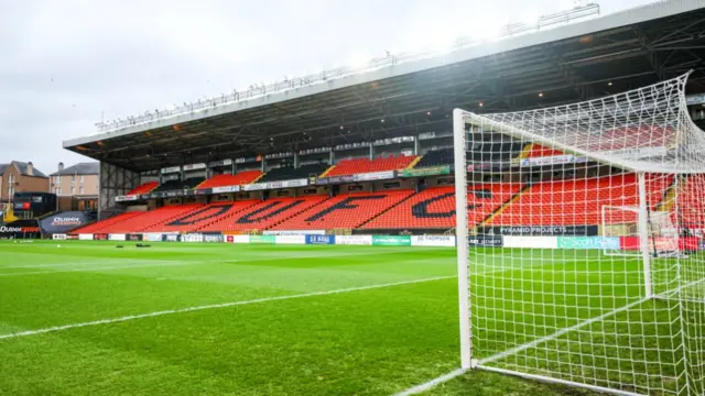 A general view of Tannadice Park