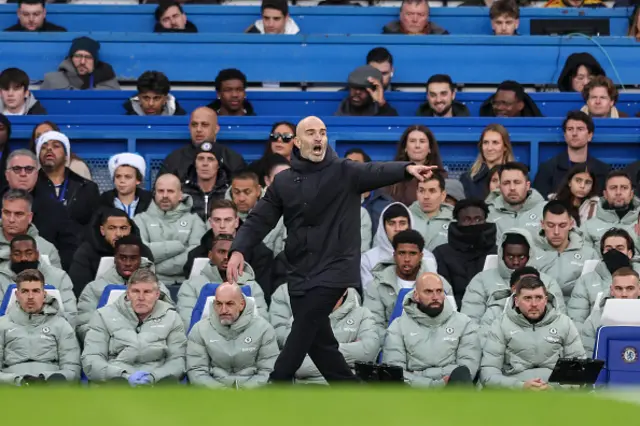 Head Coach Enzo Maresca gestures