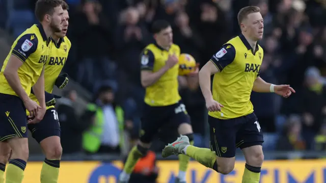 Oxford celebrate goal