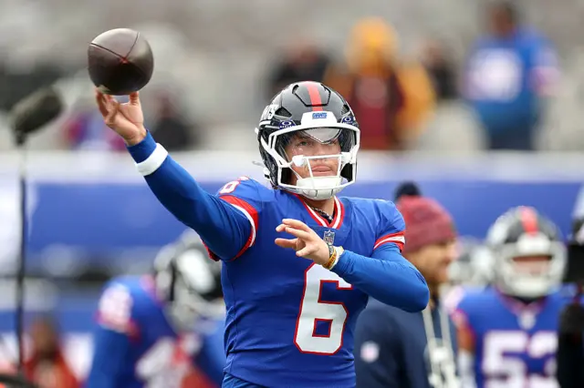New York Giants quarterback Jaxson Dart