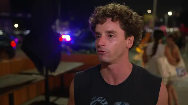 Eyewitness Nico speaks to the BBC's Katy Watson