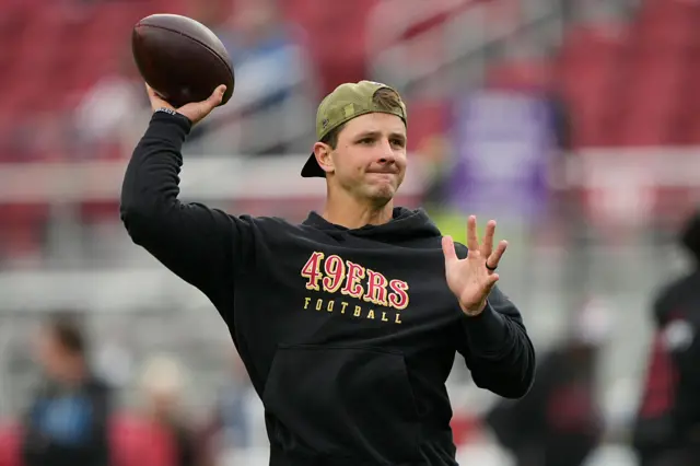 San Francisco 49ers quarterback Brock Purdy