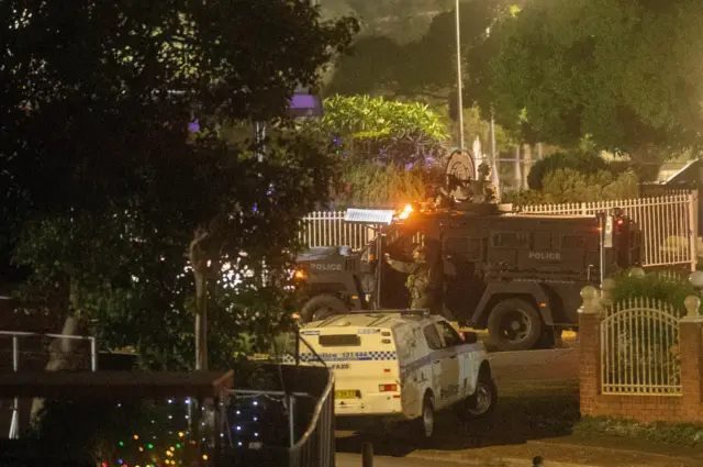 Police search the home of a suspect in Bonnyrigg, following a deadly shooting at Bondi Beach