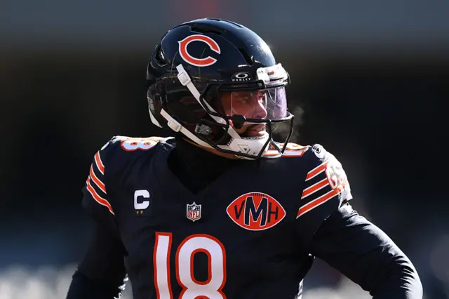 Chicago Bears quarterback Caleb Williams