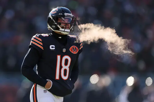 Chicago Bears quarterback Caleb Williams