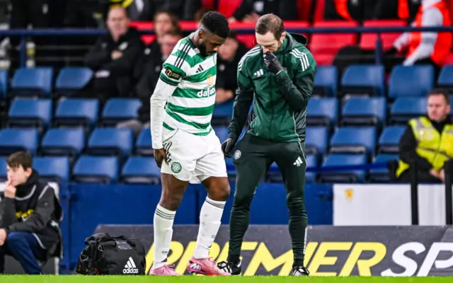 Kelechi Iheanacho limps off