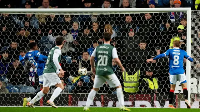 Ball cleared off the line