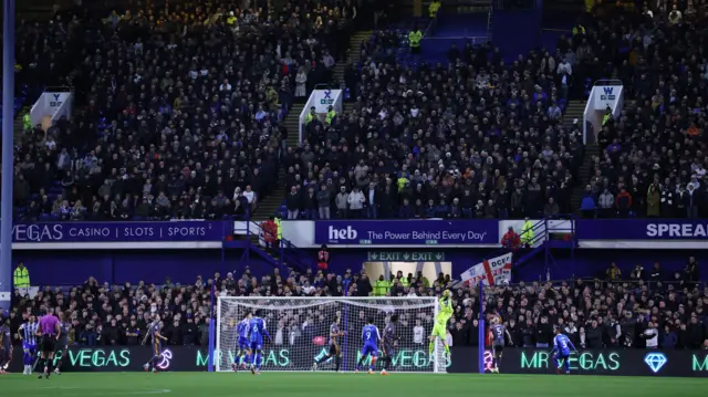 Derby fans at Hillsborough