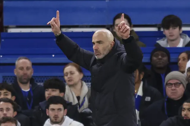 Chelsea manager Enzo Maresca