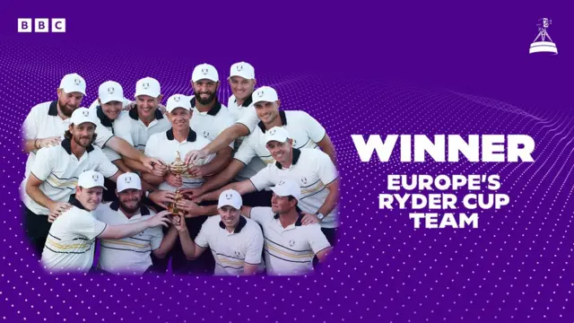 Europe's Ryder Cup team