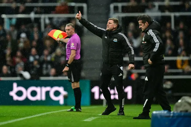 Newcastle United Head Coach Eddie Howe
