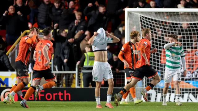 Dundee United celebrate