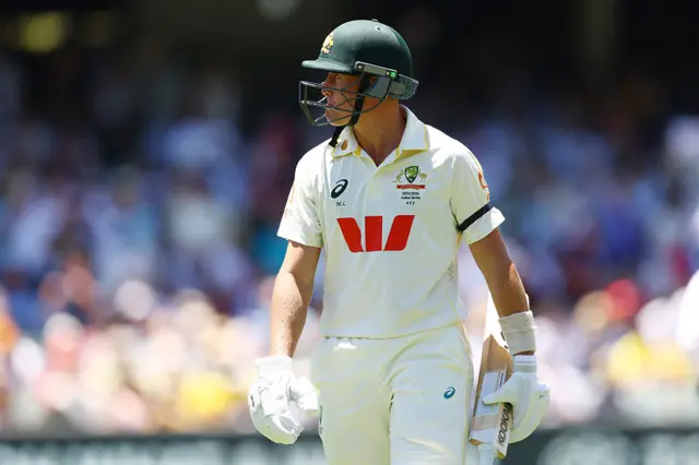 Marnus Labuschagne walks off
