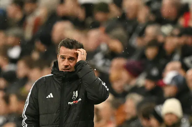 Marco Silva watches the action
