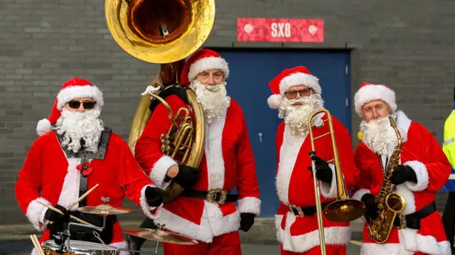 A musical football fan band at Bolton Wanderers