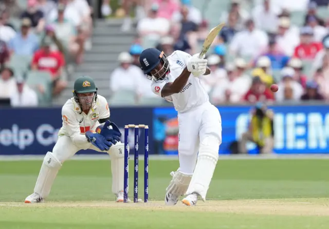England's Jofra Archer in action