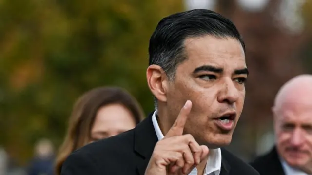 A file photo of U.S. Representative Robert Garcia