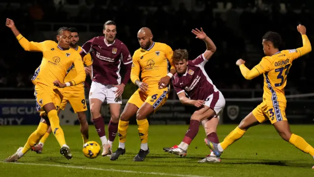 Cameron McGeehan scores his second