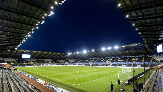 A general view of the Swansea.com Stadium