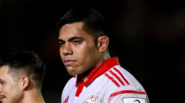 Michael Ala’alatoa in action for Munster at Bath