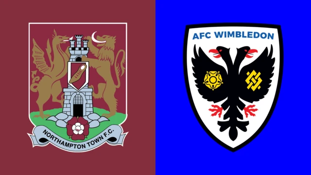 Northampton Town and AFC Wimbledon club badges
