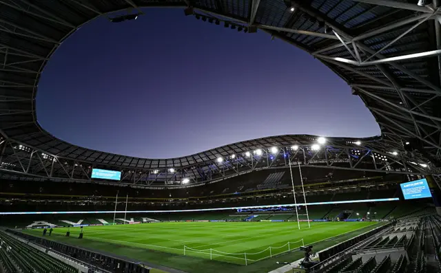 Aviva Stadium view