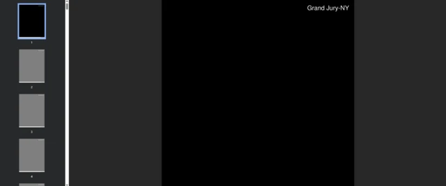 A screenshot of a file which has fully redacted blank pages