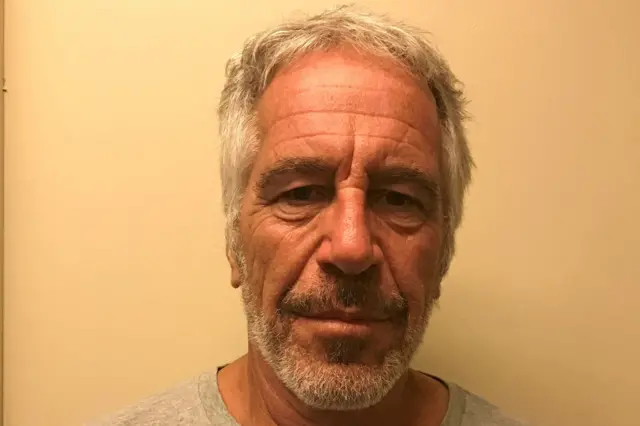 U.S. financier Jeffrey Epstein appears in a photograph taken for the New York State Division of Criminal Justice Services' sex offender registry