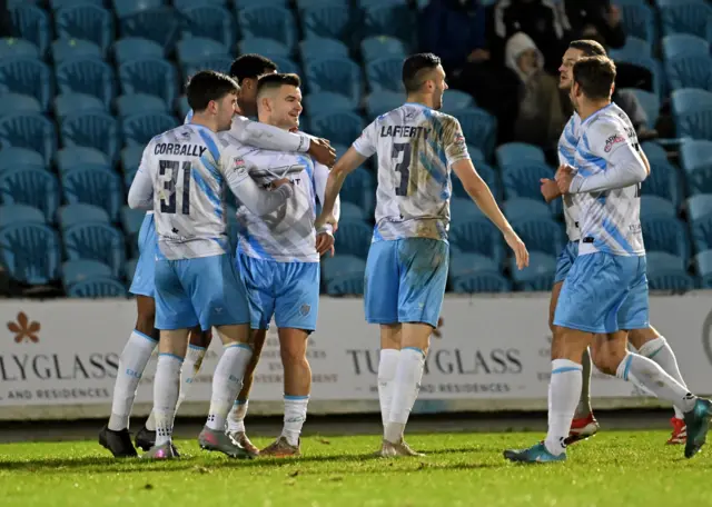 Daire O'Connor celebrates