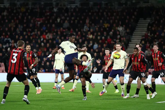 Thierno Barry shoots