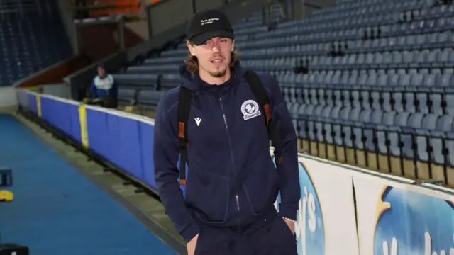 Todd Cantwell arrives at Ewood Park