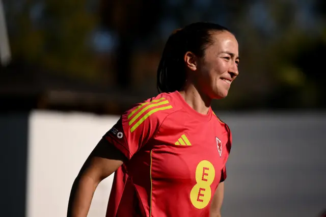 Laura Hughes in training this week
