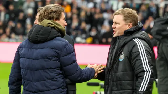 Thomas Frank and Eddie Howe