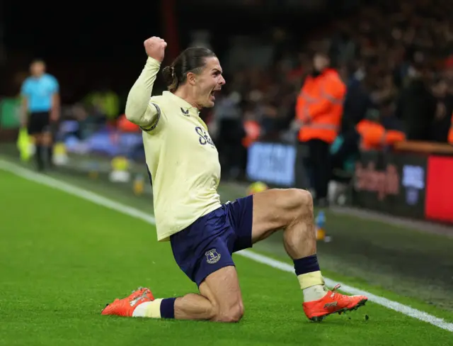 Jack Grealish celebrates
