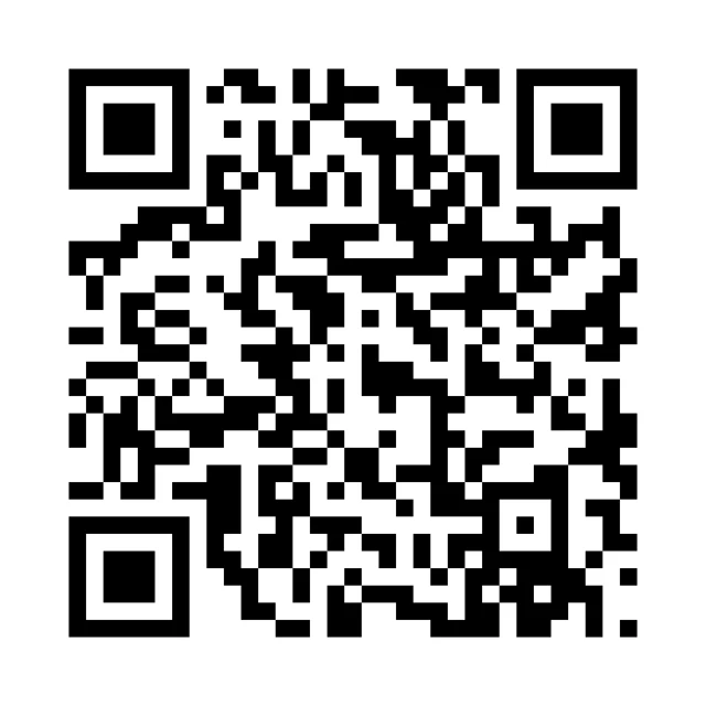 A black and white QR code.