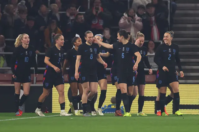 England celebrate