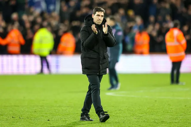 Head Coach Andoni Iraola of Bournemouth after his sides 1-0 defeat