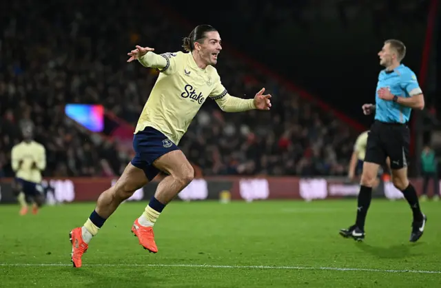 Jack Grealish celebrates