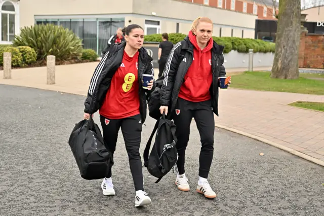 Ffion Morgan and Ceri Holland