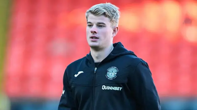 Hibernian centre-half Zach Mitchell