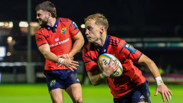 Mike Haley try for Munster