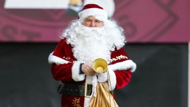 Santa is a guest at Fir Park