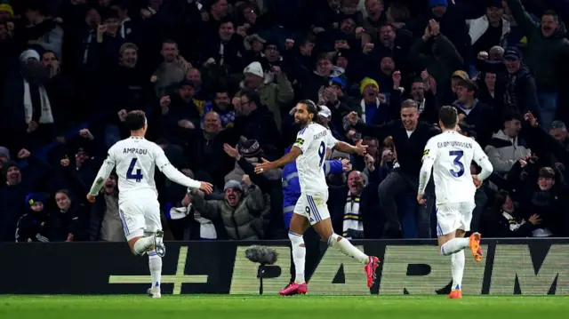 Dominic Calver-Lewin celebrates